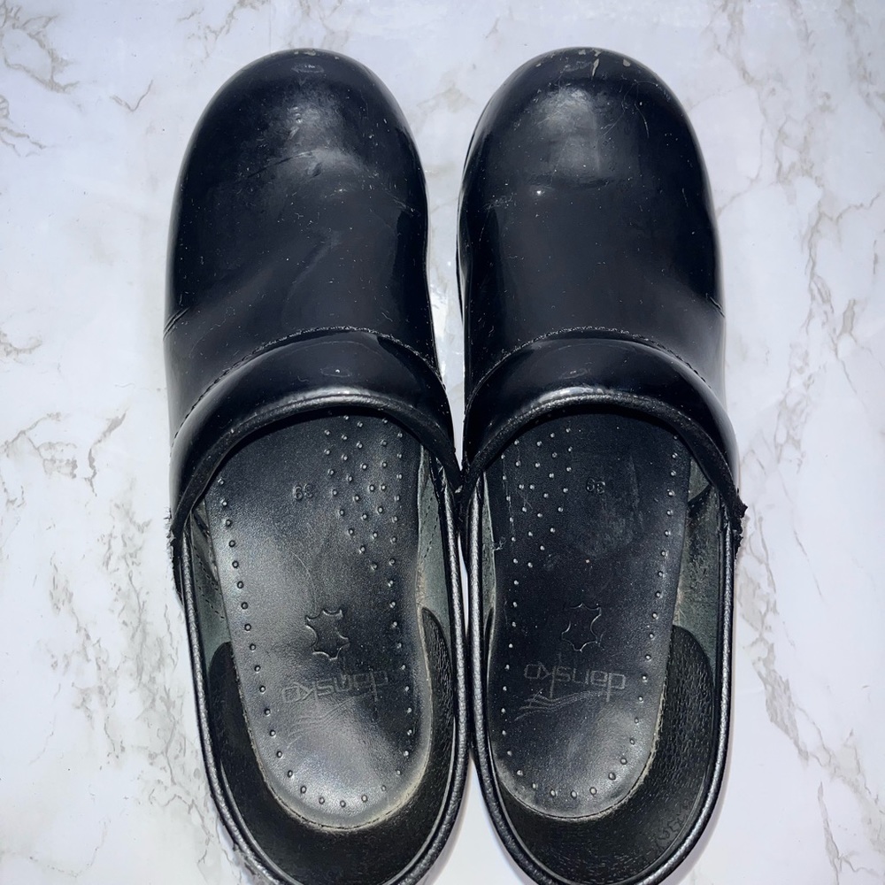 Dansko black clogs